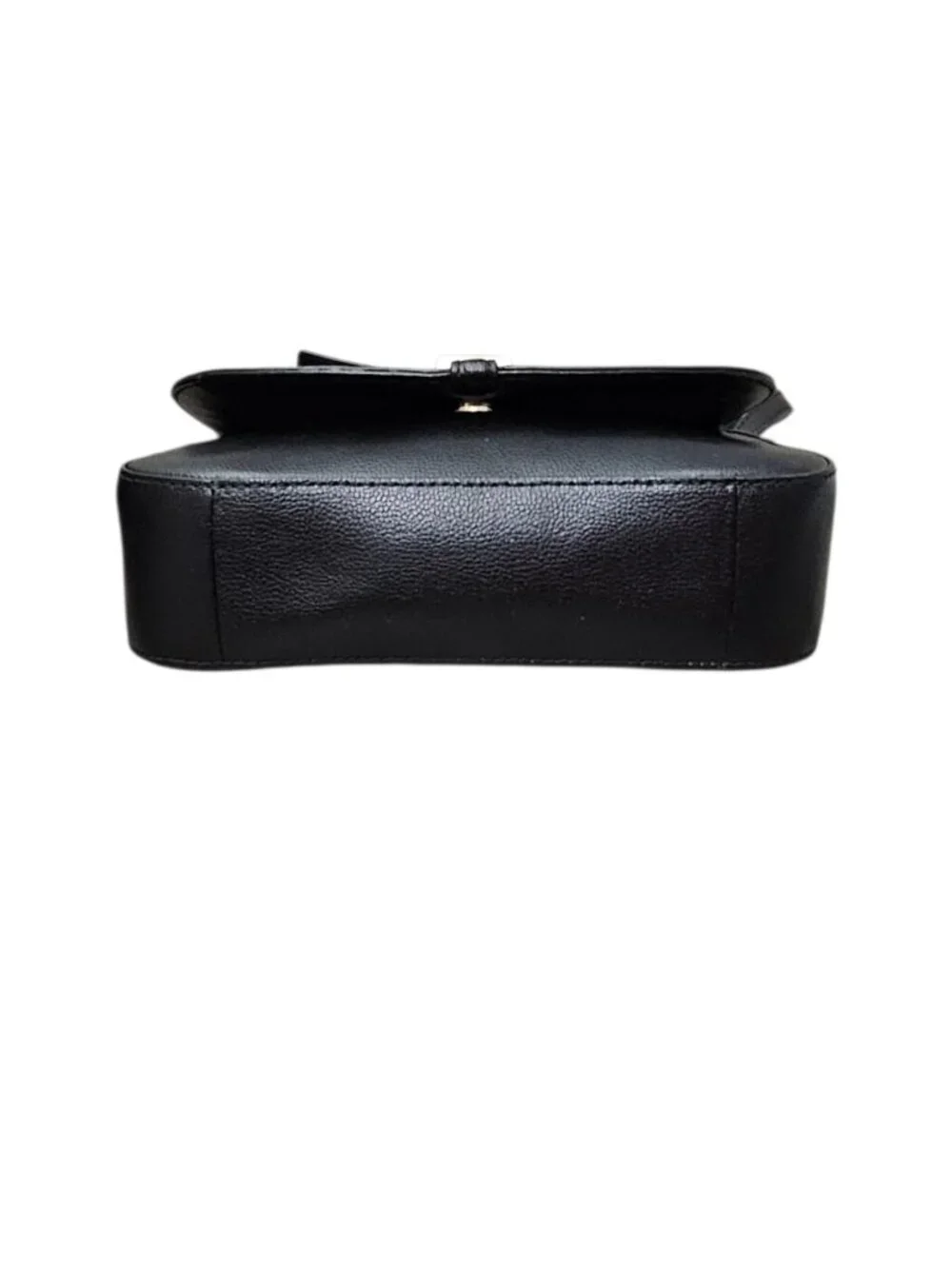 Kate Spade Kailey Patterson Drive Leather Black Saddle Shoulder Bag COA